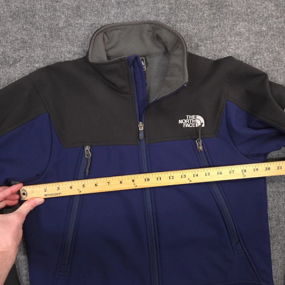 The North Face Summit Series Jacket Mens S Blue Black Windstopper Fleece Lined - Picture 8 of 13